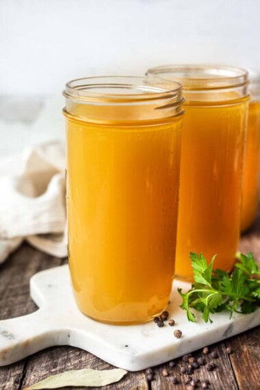 How to craft a rich, flavorful chicken stock with leftover roasted chicken for a rich and savory, nutrient-dense foundation for homemade soups and stews.